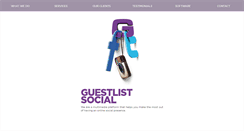 Desktop Screenshot of guestlistsocial.com